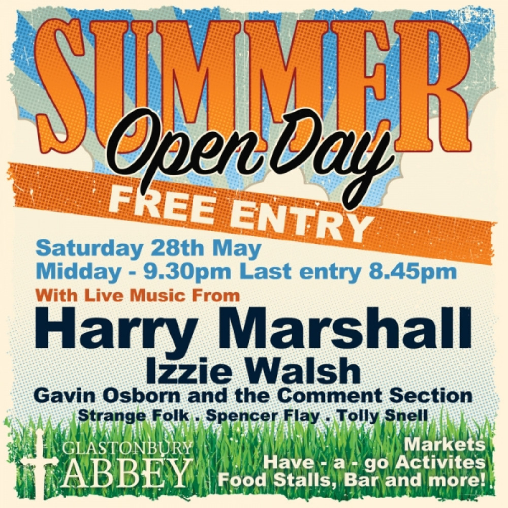 Summer open day at Glastonbury Abbey