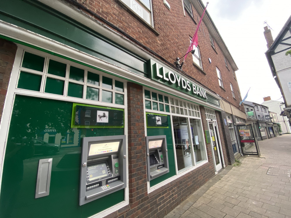 Lloyds Bank in Market Street. Photo: Ashby Nub News