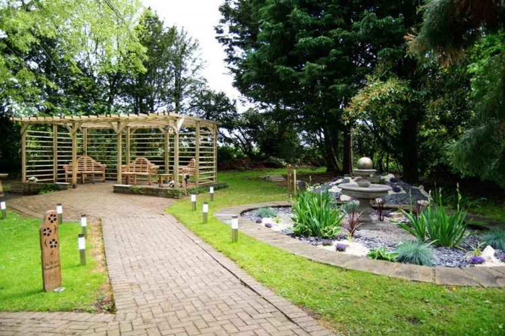 Pandemic memorial garden at Hadleigh Nursing Home