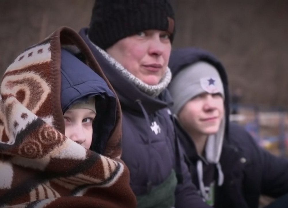 Ukrainian refugees (BBC News) Ukrainian refugees (BBC News)