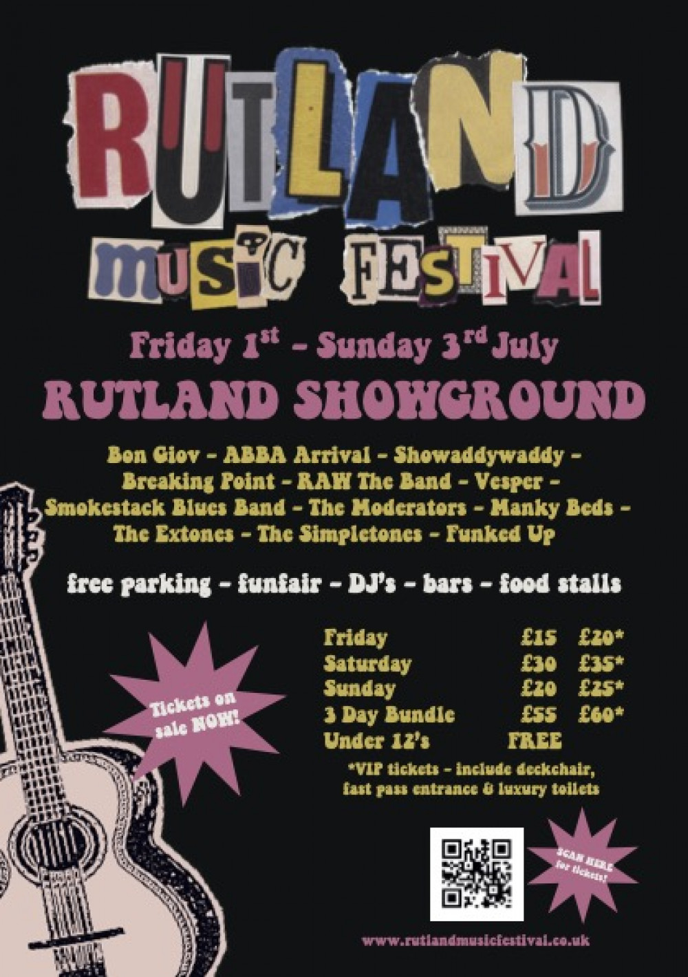 The Rutland Music Festival Flyer (image courtesy of Carolyn Acton-Reed)