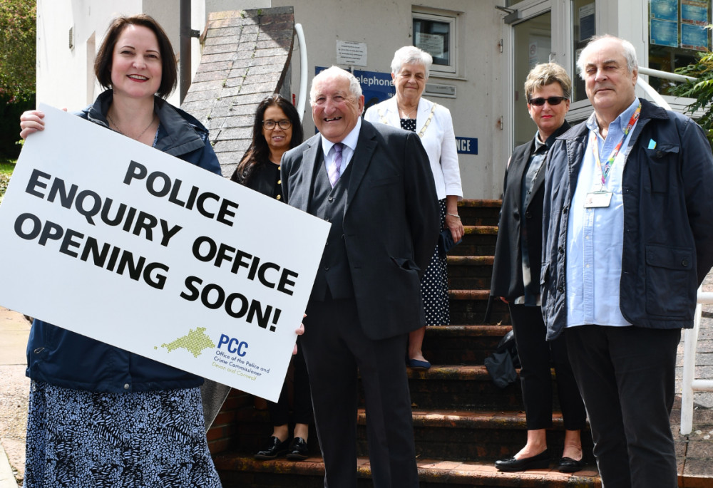 Alison Hernandez has announced the reopening of police station front desks - including Falmouth.