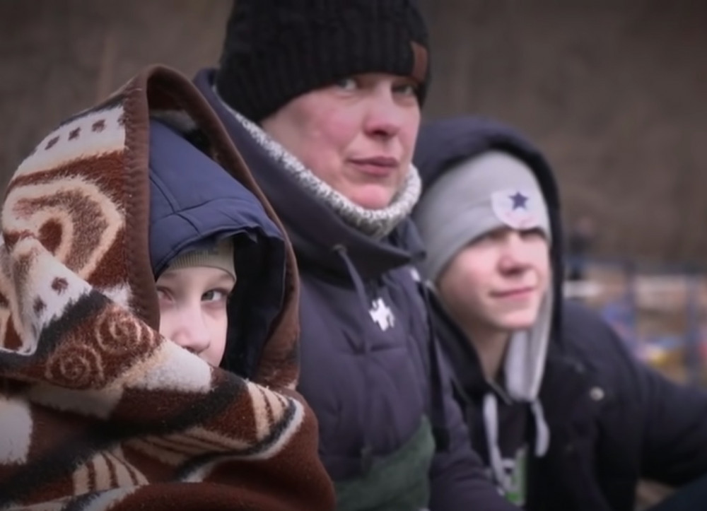 Ukrainian refugees (BBC News) Ukrainian refugees (BBC News)
