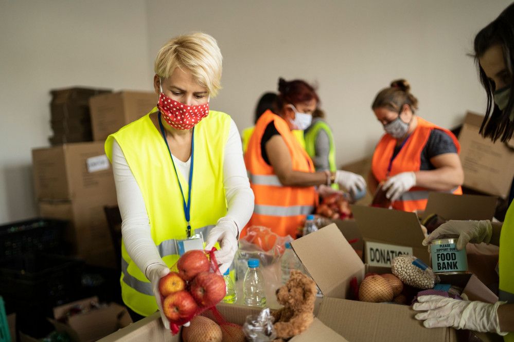 There has been a spike in demand for food banks