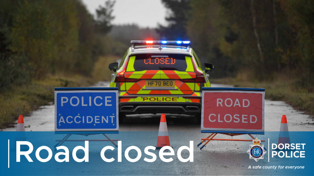 The A35 is closed in both directions The A35 is closed in both directions