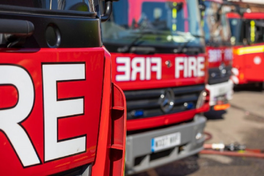 Around 70 firefighters were called to the scene (Image: LFB)