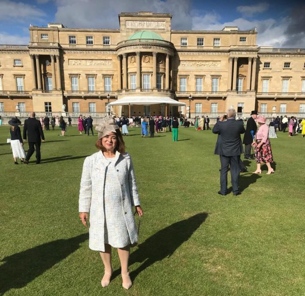 Kathryn Grandon at Buckingham Palace