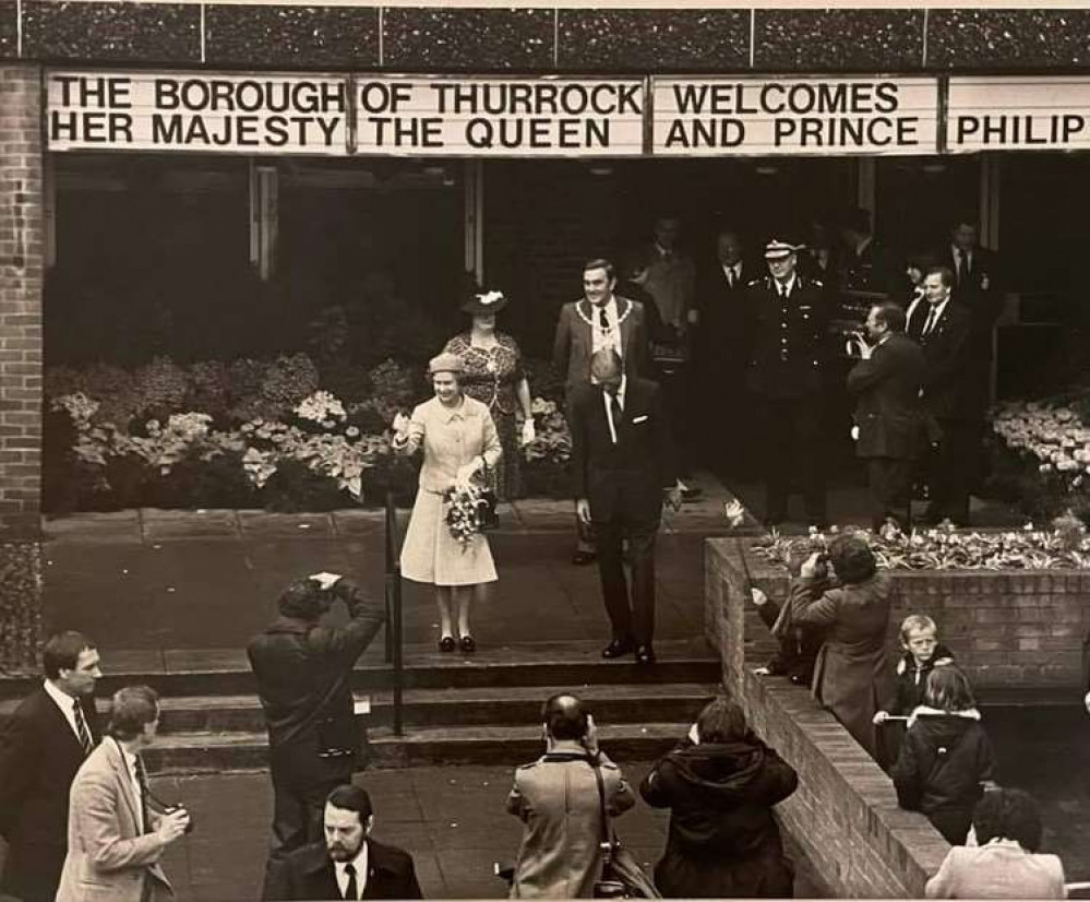 When the Queen visited the Thameside.