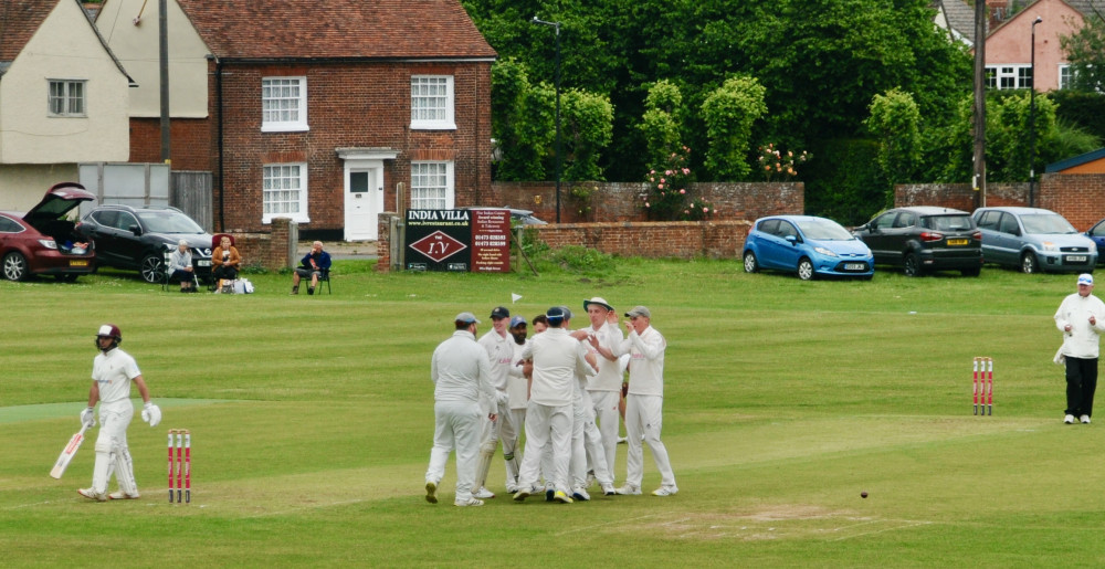 Celebrating a wicket (Picture credit: Nub News) Celebrating a wicket (Picture credit: Nub News)