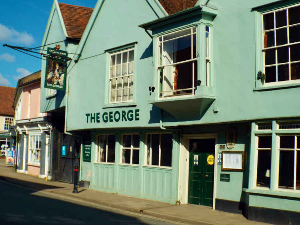 The historic George Inn, Hadleigh