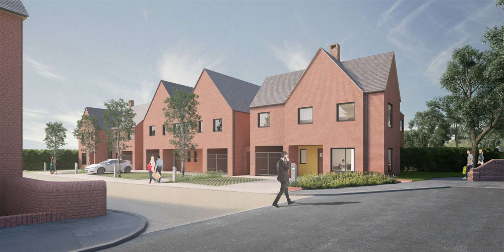 CGI of what homes in Hadleigh's Corks Lane would look like