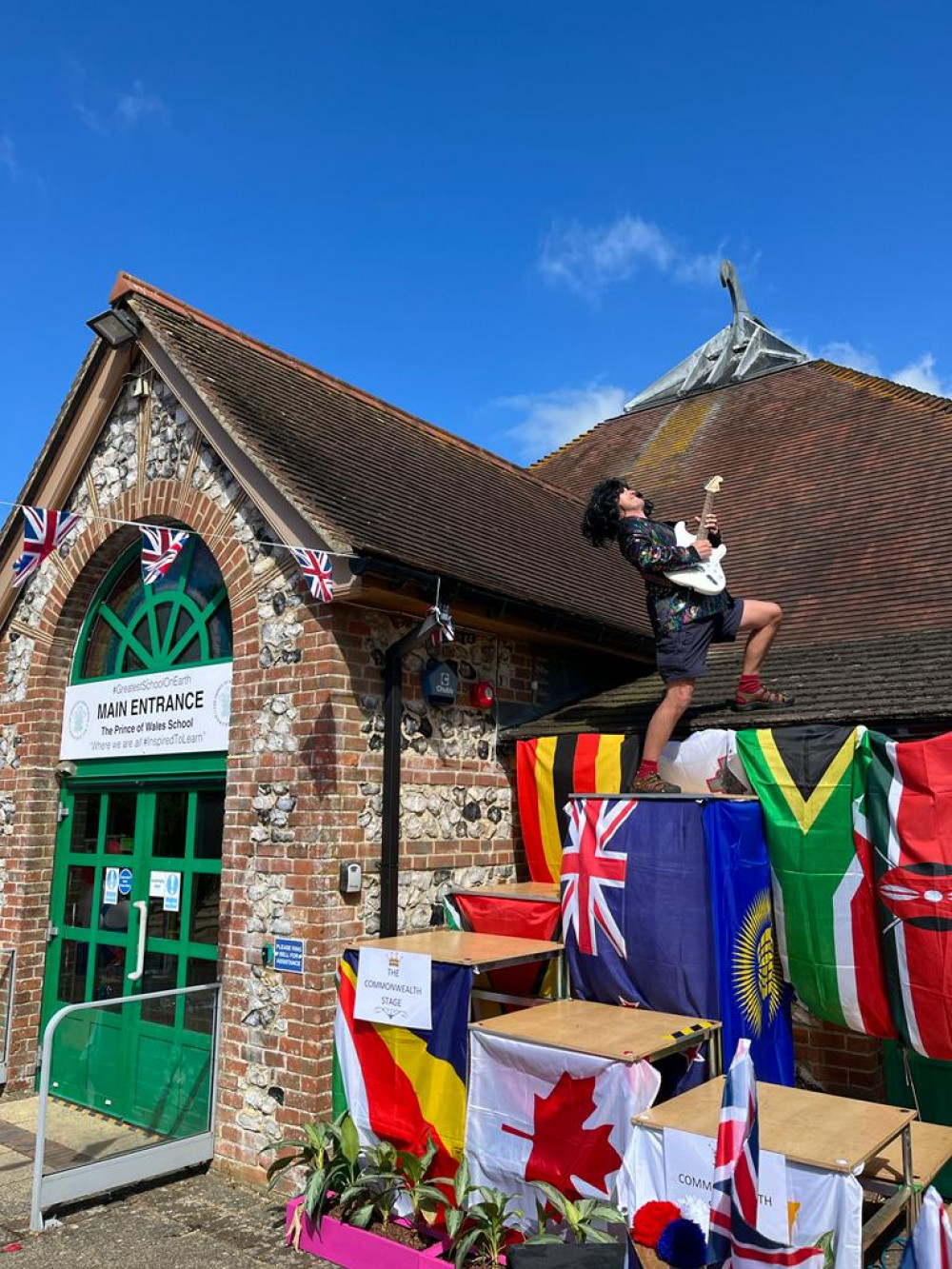 The Queen's Platinum Jubilee celebrations at The Prince of Wales School