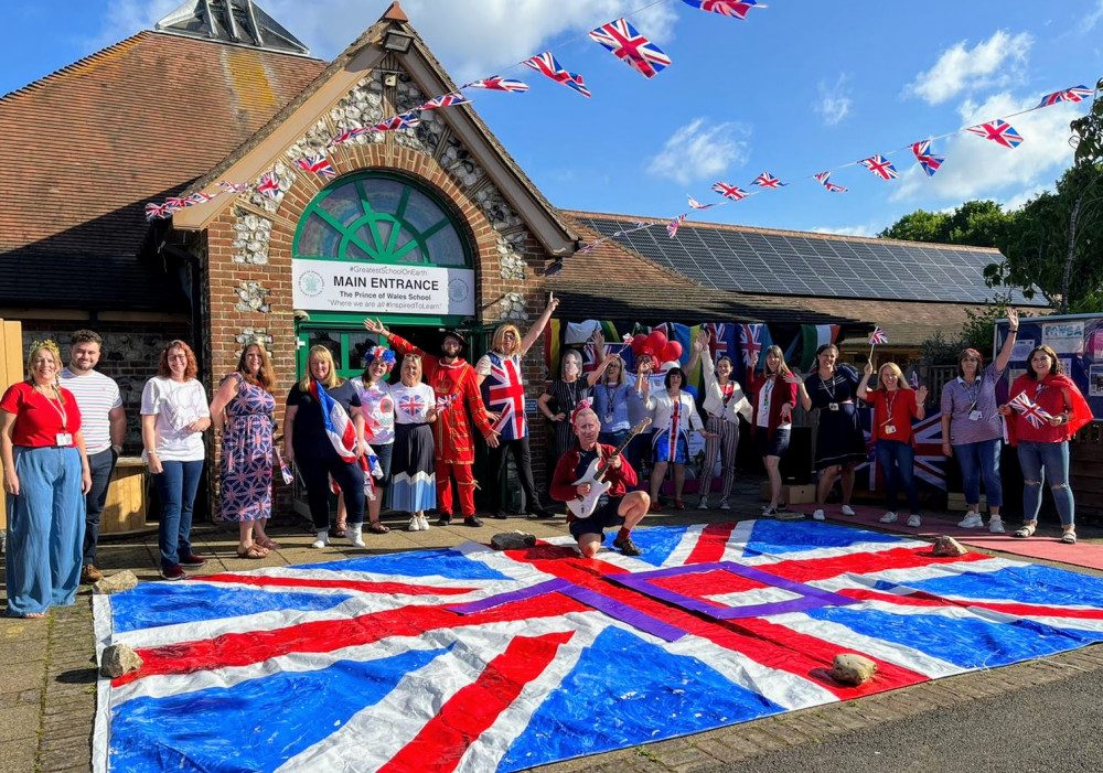 The Queen's Platinum Jubilee celebrations at The Prince of Wales School