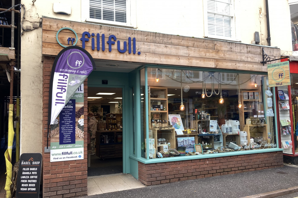 FillFull shop on Fore Street (Nub News, Will Goddard)