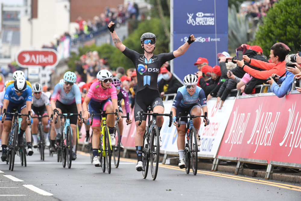 Lorena Wiebes in the 2021 Women's Tour (Picture credit: SWpix)