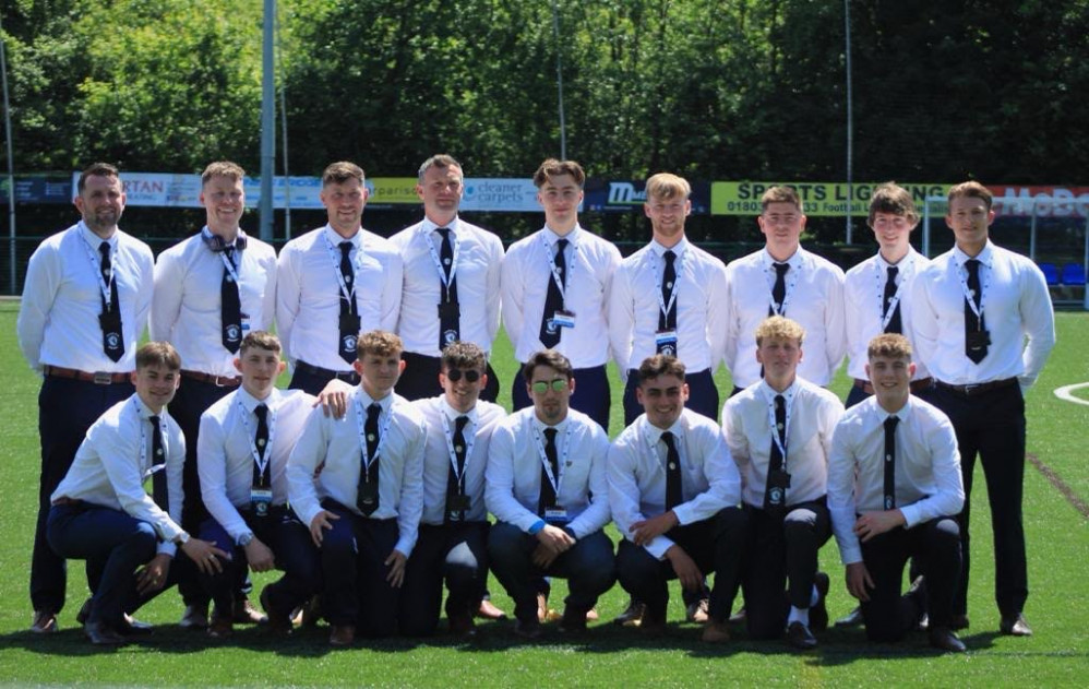 The Beer Albion squad line up before the cup-final. Back row (from the left): Chris Long, Ashley Driver, Joe Adkin, Alex Paget, Taylor Rooke, Liam Cox, Josh French, Will House, Charlie Ledger. Front Row (from the left): Charley Skilton, Brooklyn Wilkins, Tony Pinder, George Harwood, Jack Harwood, Elliot Driver, Jamie Walker The Beer Albion squad line up before the cup-final. Back row (from the left): Chris Long, Ashley Driver, Joe Adkin, Alex Paget, Taylor Rooke, Liam Cox, Josh French, Will House, Charlie Ledger. Front Row (from the left): Charley Skilton, Brooklyn Wilkins, Tony Pinder, George Harwood, Jack Harwood, Elliot Driver, Jamie Walker