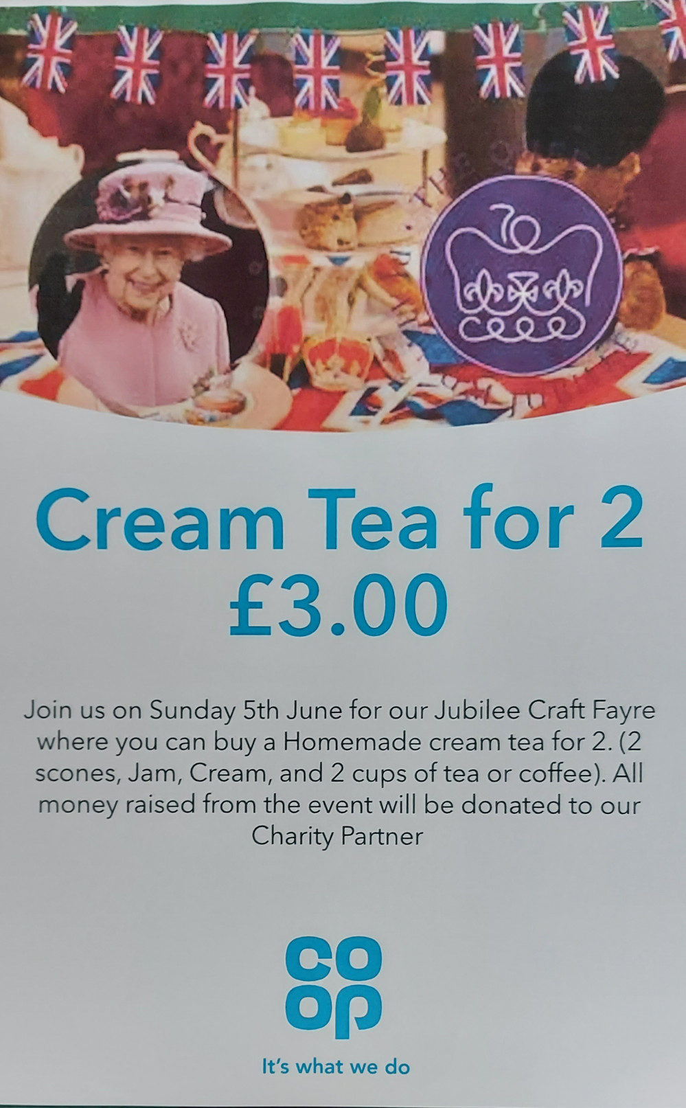 Jubilee Cream Tea and Craft Fayre.