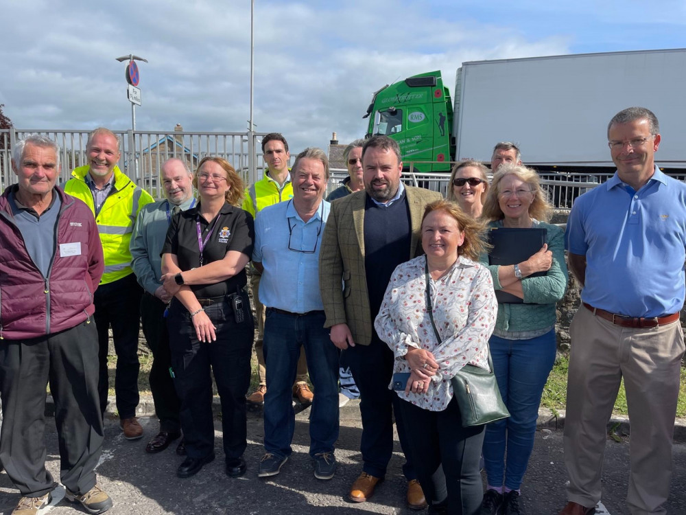 West Dorset MP Chris Loder met with local residents and councillors as well as Dorset Police to raise speeding concerns in the B3157 coast road 