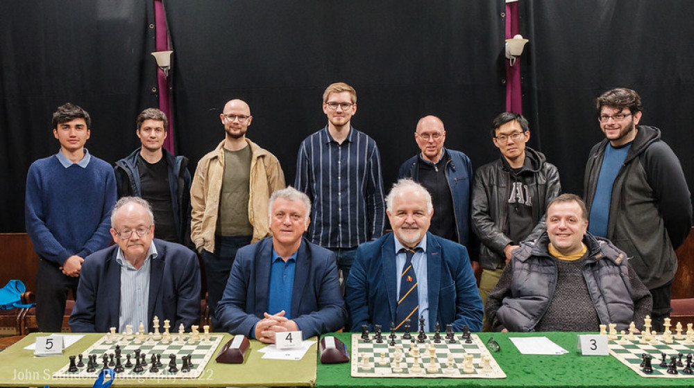 Kingston team: (top left onwards) David Maycock, Will Taylor, Peter Lalic, Martin Jogstad, David Rowson, Vladimir Li, Mike Healey (Bottom left onwards) Peter Andrews, Alan Scrimgour, John Foley (captain), Julian Way Kingston team: (top left onwards) David Maycock, Will Taylor, Peter Lalic, Martin Jogstad, David Rowson, Vladimir Li, Mike Healey (Bottom left onwards) Peter Andrews, Alan Scrimgour, John Foley (captain), Julian Way
