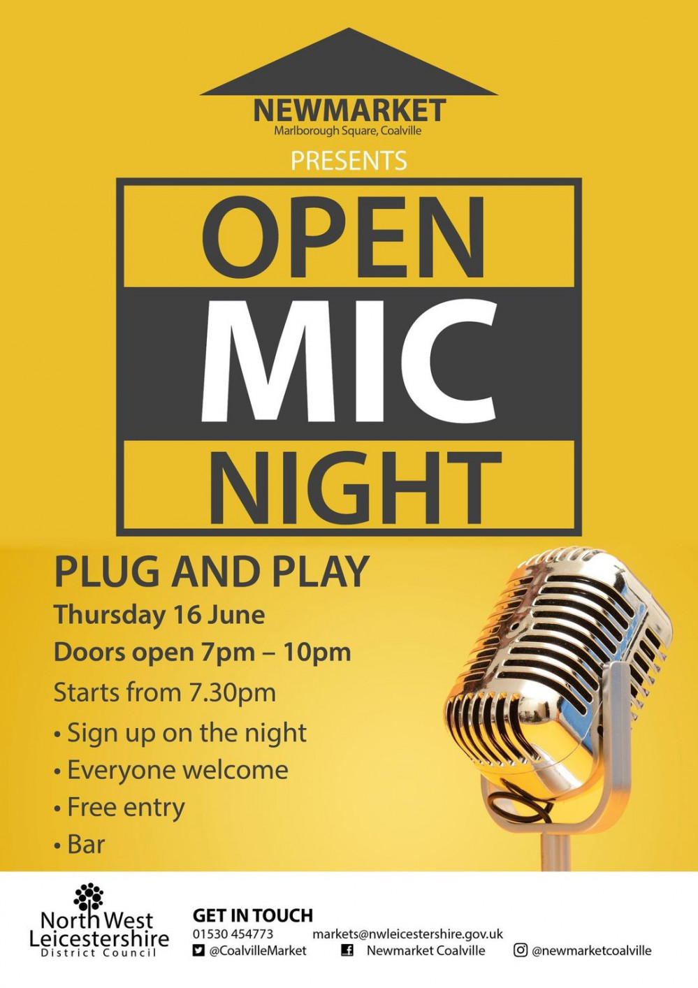 Open mic night at Newmarket Open mic night at Newmarket
