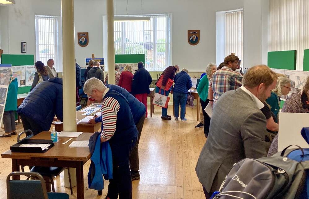 Plans to redesign Helston town centre. Consultation held in the Guildhall. Shared by David Turnbull. Plans to redesign Helston town centre. Consultation held in the Guildhall. Shared by David Turnbull.