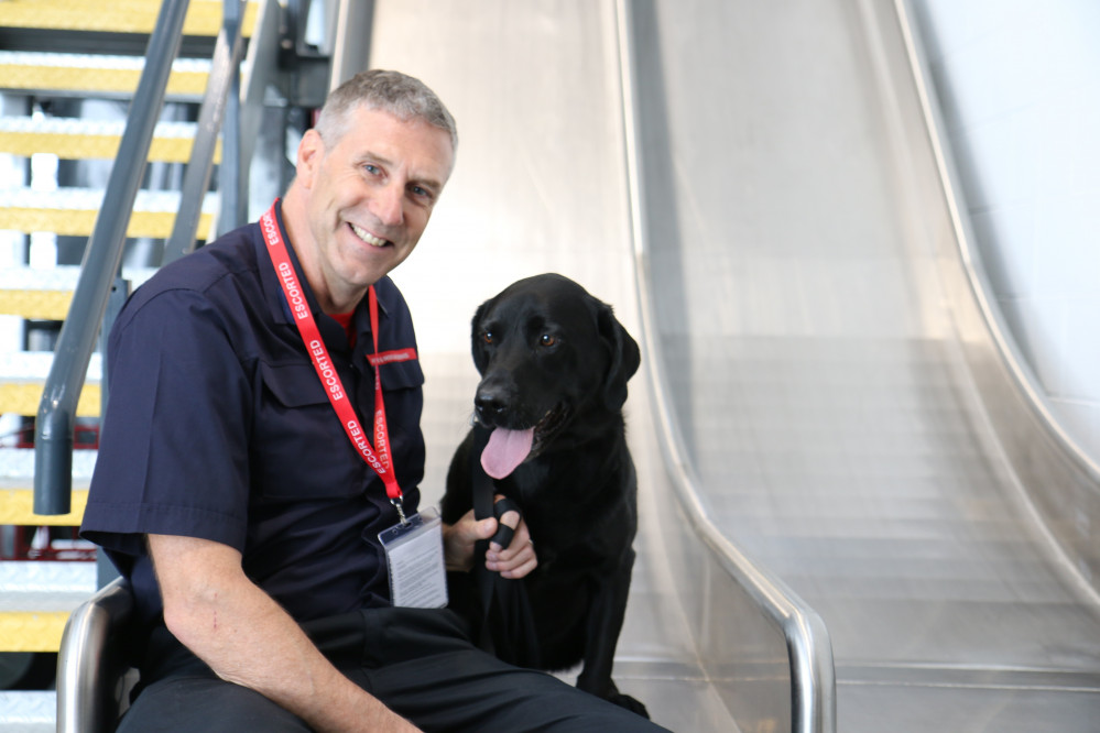 Avon Fire & Rescue Service's Fire Investigation Dog Jet will join the scheme on June 11. Pic: Avon & Somerset Fire & Rescue Service. 