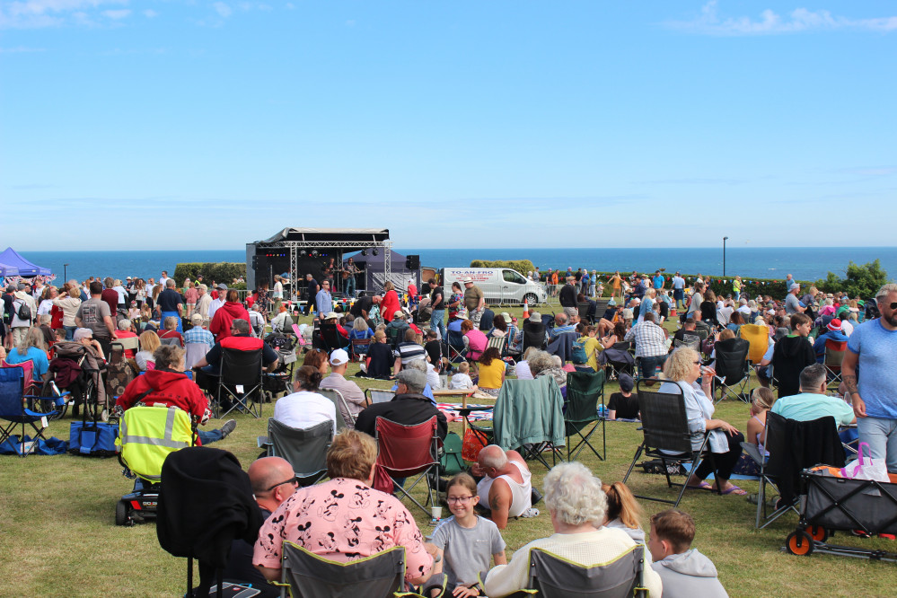 Huge crowds attended the Seaton Summer Celebration in Cliff Field Gardens