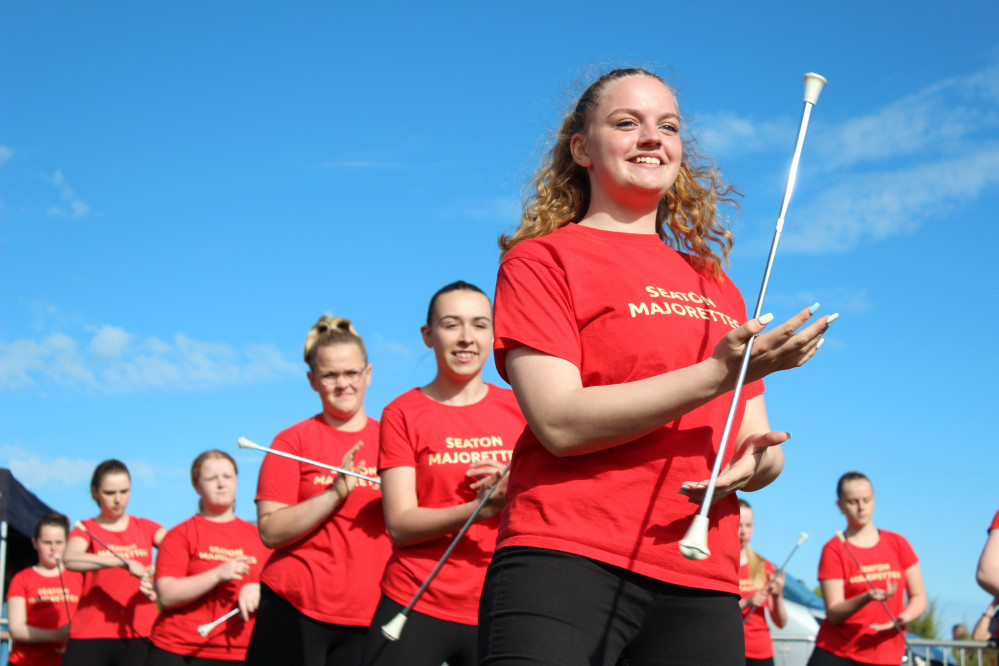 Seaton Majorettes performed at the event