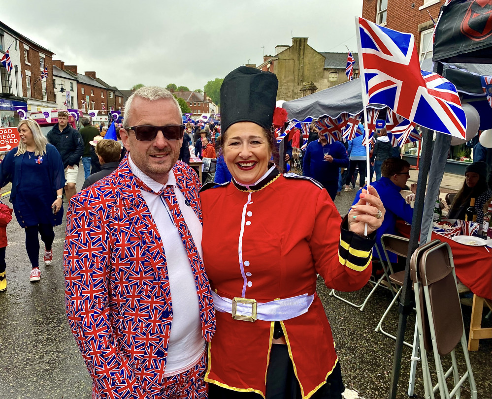 People dressed up for the occasion in Jubilee themed outfits. Photo: Ashby Nub News