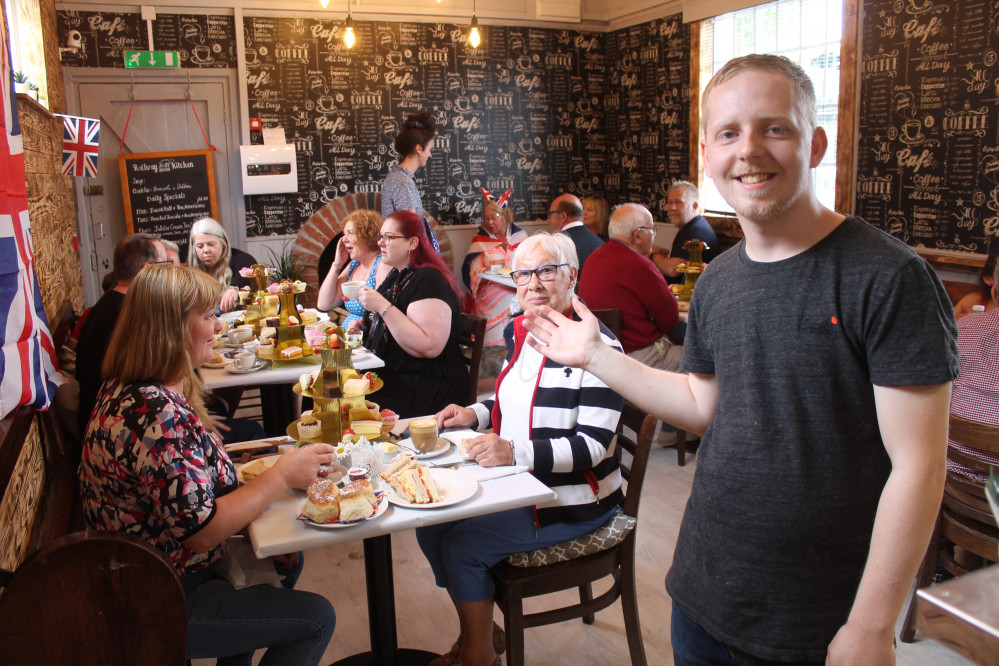 An afternoon tea was held at the recently refurbished Station Kitchen