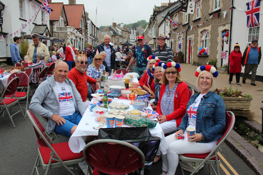 Beer residents enjoyed a street party on Sunday Beer residents enjoyed a street party on Sunday