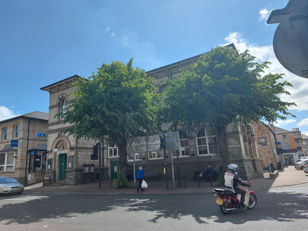 Midsomer Town Hall in the sunshine May 28