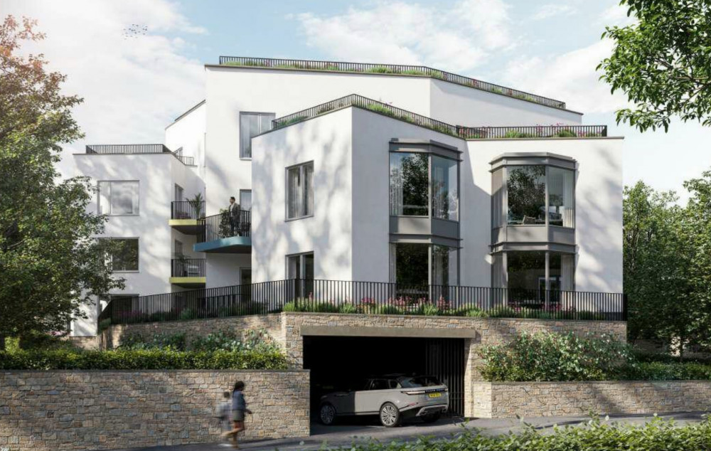 CGI of the proposed apartments development to replace a former nursing home in Falmouth which were refused permission.