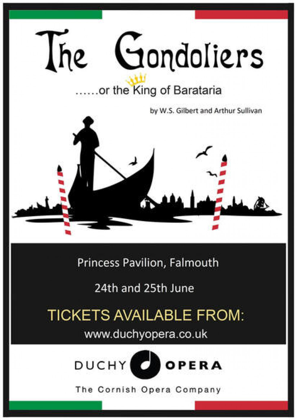 The Gondoliers ….or the King of Barataria.