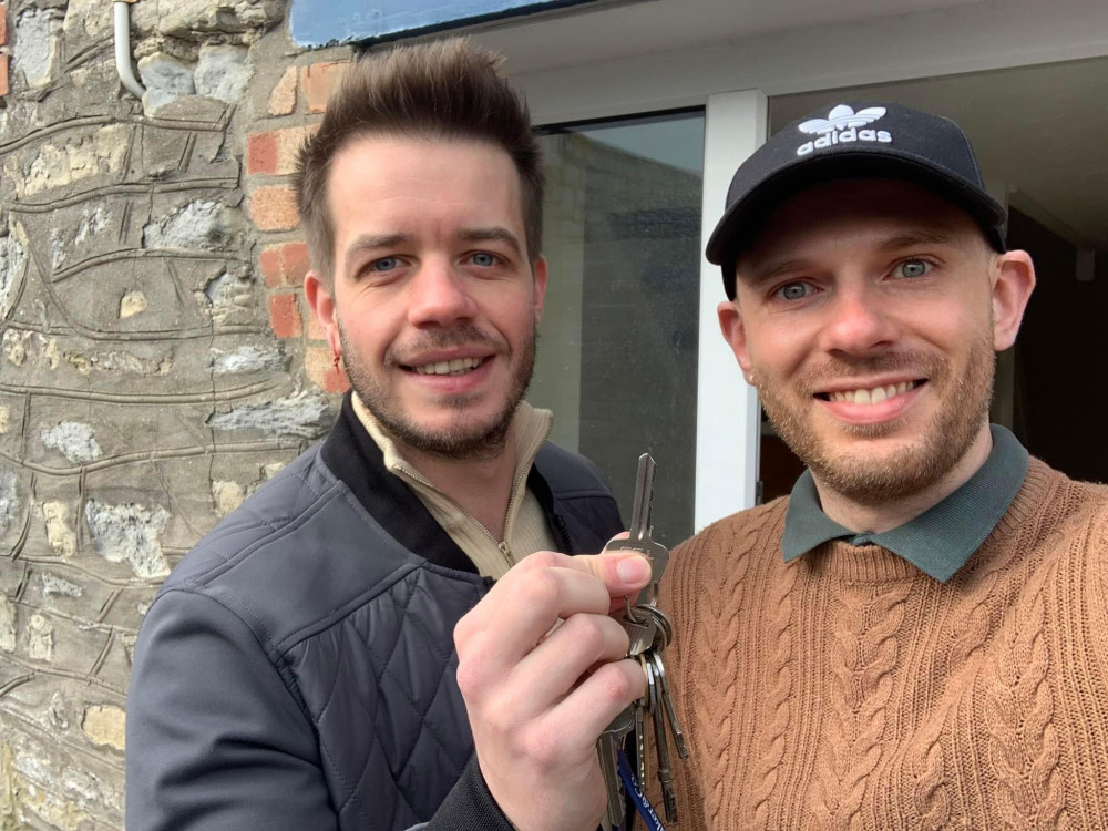 John Davies, left, and Will Summers, right, hope to open Milkshed by July 4, 2022. (Image credit: John Davies)