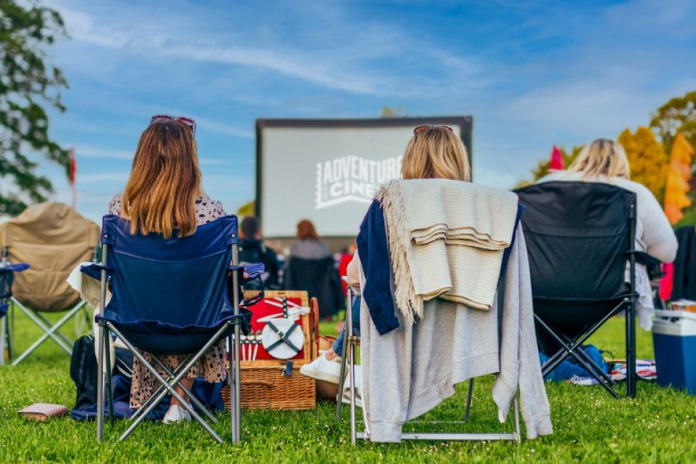 Adventure Cinema will be showing films at Cosmeston Lakes from June 17-19. (Image credit: Adventure Cinema)