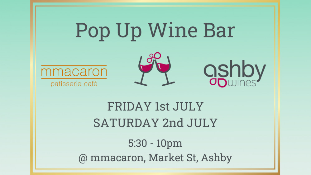 Ashby Wines' Pop up Wine Bar