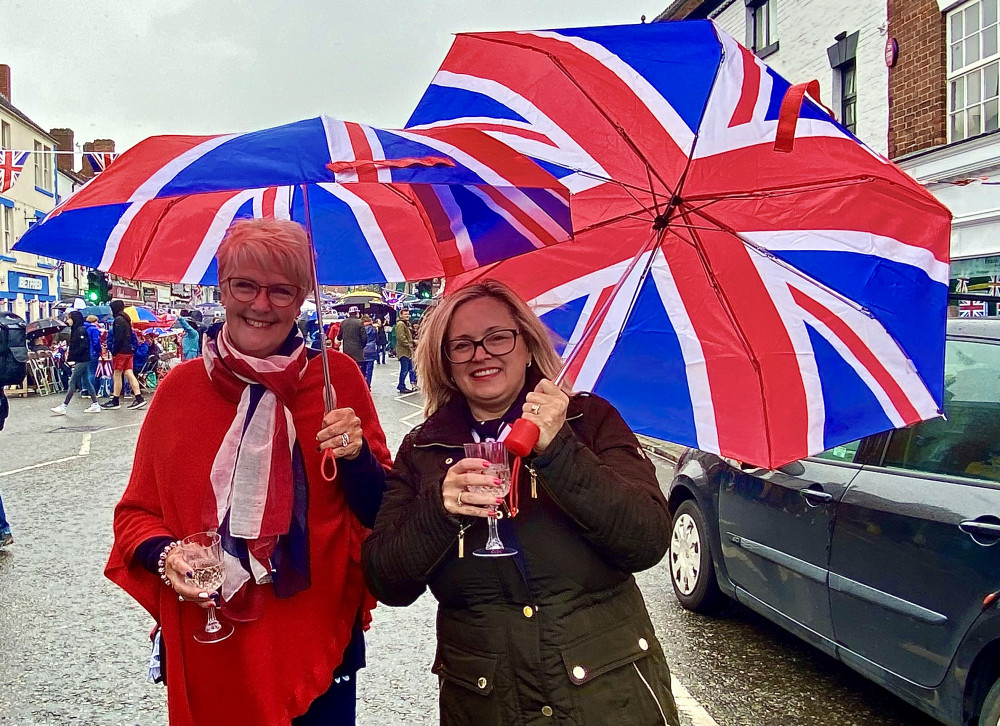 Ashby de la Zouch was turned red, white and blue last week. All photos: Ashby Nub News