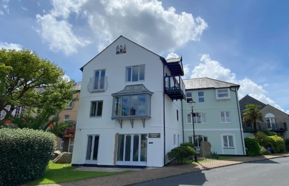 The front of the property. Port Pendennis, Falmouth.