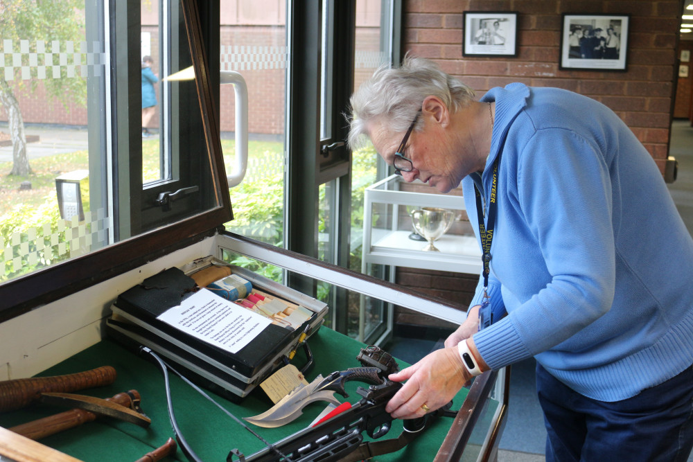  Museum volunteer Tina Shelley (Picture credit: Suffolk Police)