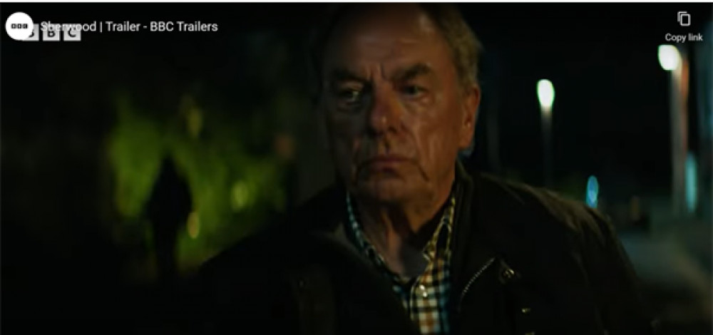 Alun Armstrong (pictured) plays Gary Jackson in the drama Sherwood and uttered the phrase Notts Forest which didn't go down well with locals. Image: Still from BBC Trailer for Sherwood.