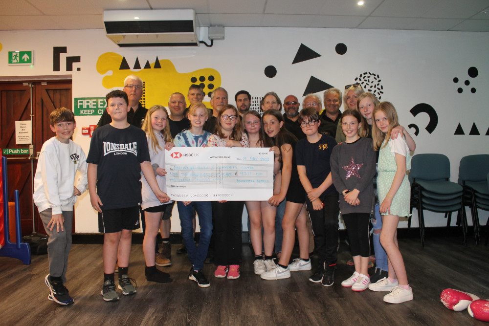 Dorchester Beerex's main charity for this year's beer festival, Dorchester Youth and Community Centre, has received £9,711