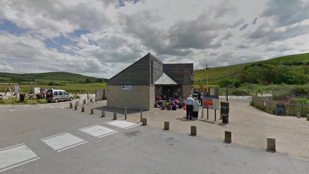 The public toilets in West Bay Road car park