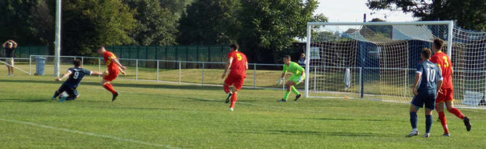 Striker Sam Sharp thwarted as Hadleigh United fail to take chances Striker Sam Sharp thwarted as Hadleigh United fail to take chances