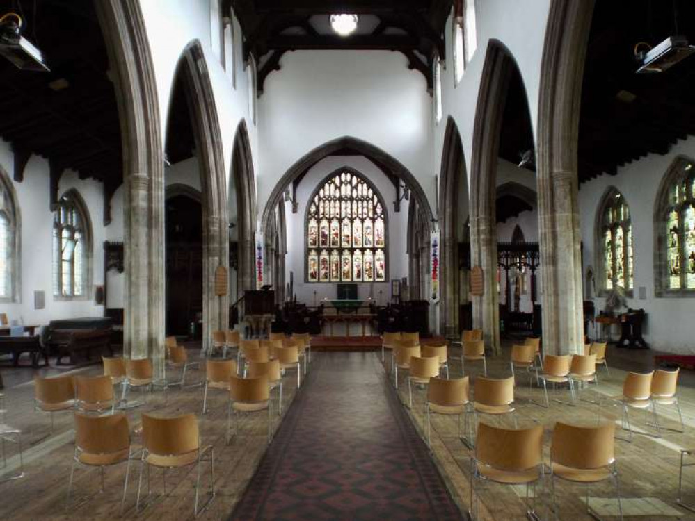 Some of Guthrum's remains are reputed to be buried near St Mary's church in Hadliegh