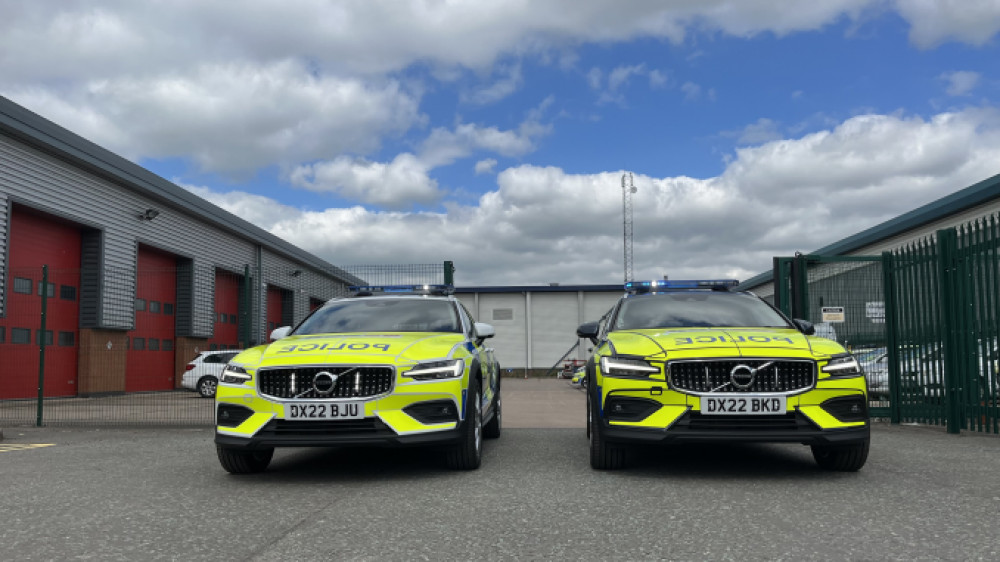 Hybrid vehicle owners can drive using electricity alone, especially for short journeys and slower, more consistent speeds, which makes them better for the environment than gas-guzzling cars. (Image - Staffordshire Police)