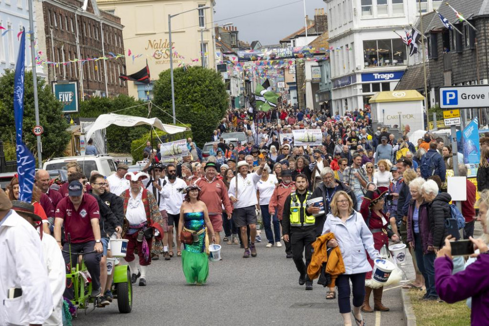 Sea Shanty Festival parade 2022. Credit: Jory Mundy.