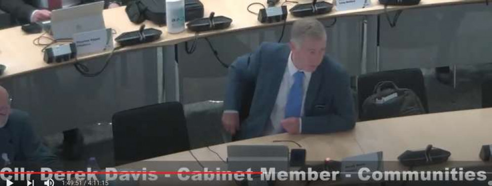 Cabinet member Derek Davis