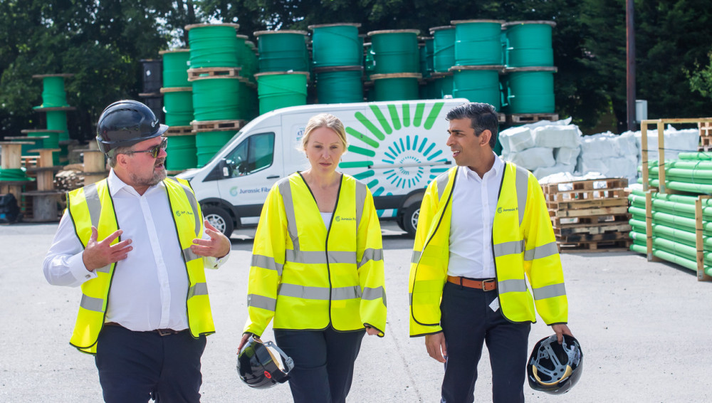 Helen Hurford and Rishi Sunak (Credit: Astley Media)