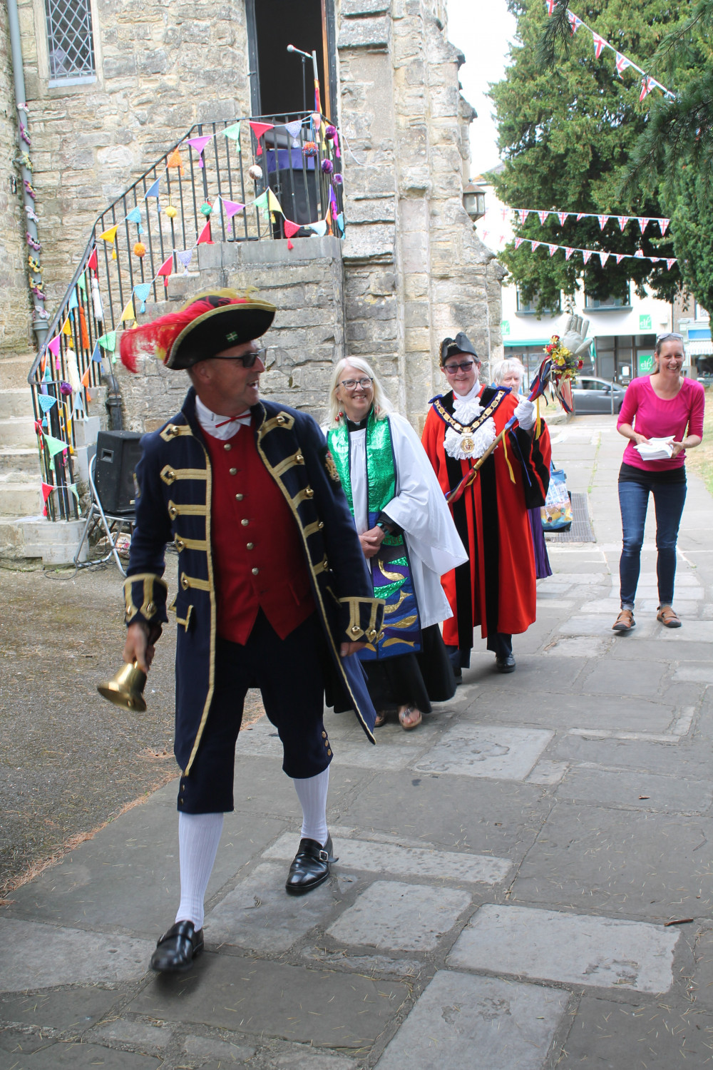 The Glove if official Up - signifying the start of the Cherry Fayre week